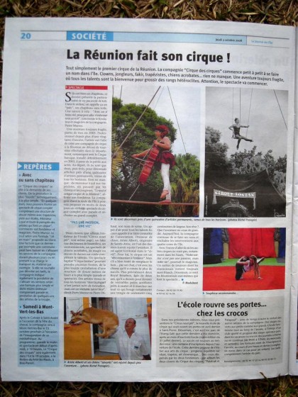 M. Sivodule dans le journal