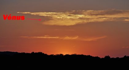 Vénus après le coucher du Soleil