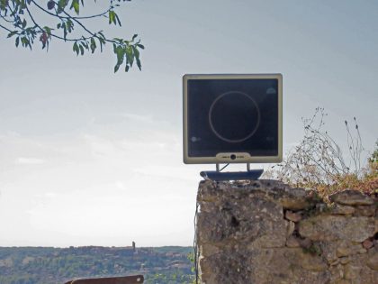 Eclipse annulaire du 1er septembre 2016 vue en direct depuis Cordes sur Ciel 06