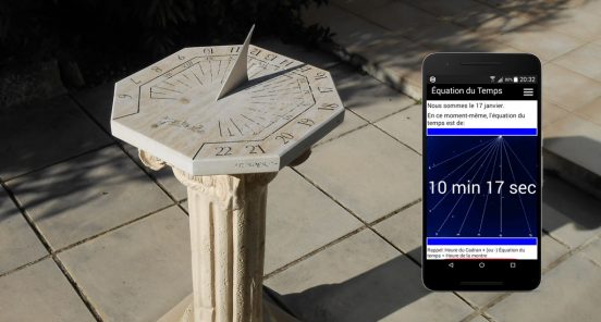 Application Androïd "Équation du Temps"