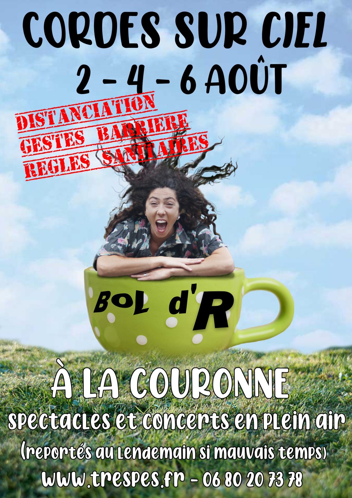 Affiche du festival "Bol d'R" à Cordes sur Ciel