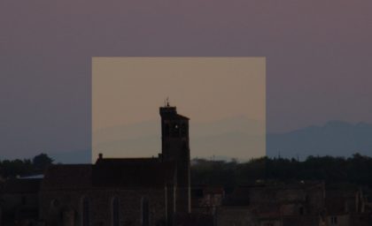 Comparatif réfraction Pyrénées 2 hauteurs à Cordes sur Ciel