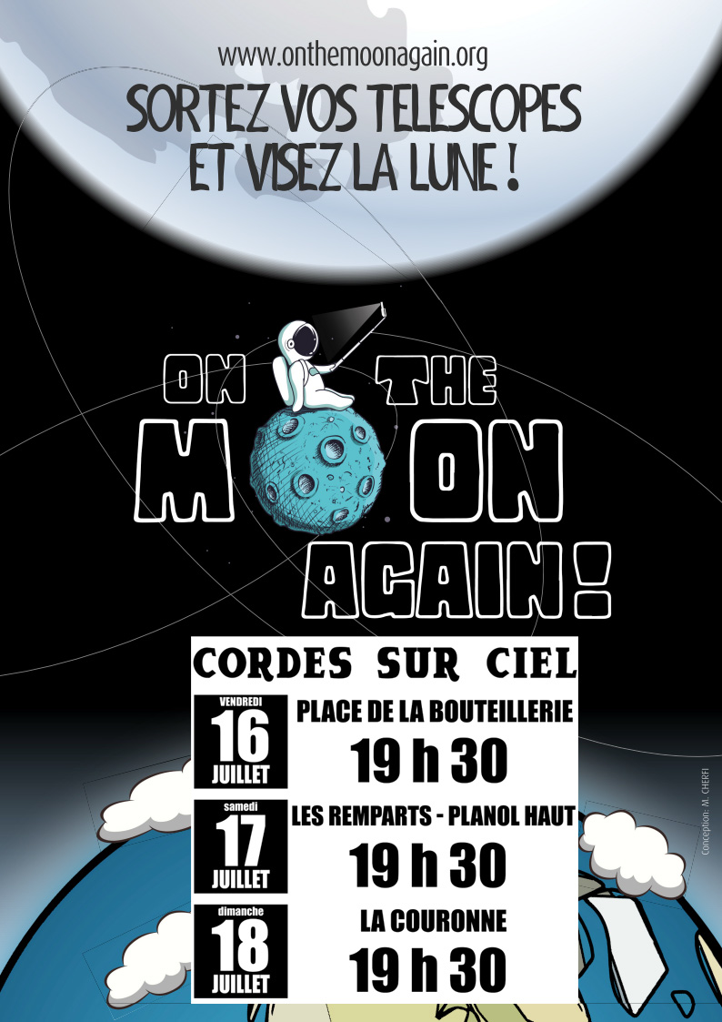Affiche On the Moon again 2021