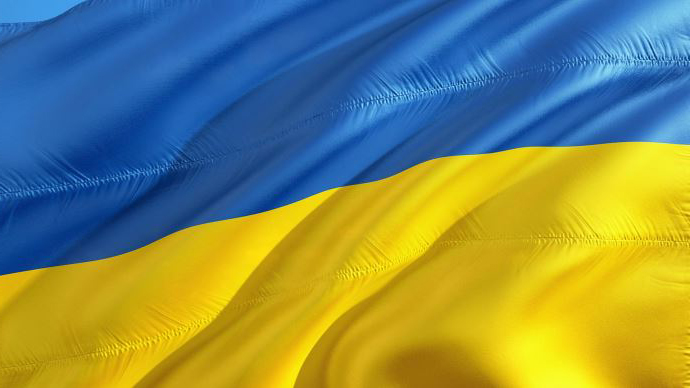 Le drapeau de l'UkraineDrapeau de l'Ukraine